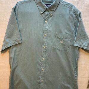 Chaps Men's Olive Button-Down Shirt